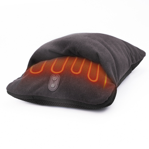 Calentador de pies de seguridad con vibración de calor calmante portátil, máquina de masaje, calentador eléctrico de terapia de pies para oficina y hogar - Product Image 1