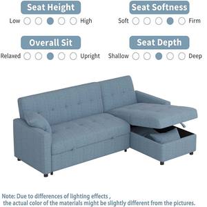 عكسها الأريكة السرير سحب L شكل أريكة سرير شقة الملكة أريكة نوم - Product Image 4