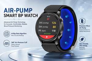 Reloj Inteligente con Pantalla AMOLED de 1.43 Pulgadas, Resistente al Agua, Monitor de Salud, ECG, SpO2, Temperatura Corporal, Bomba de Aire, Presión Arterial, Pulsera - Product Image 3