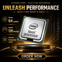 Prosesor Intel Xeon 6767P 64 Core 128 Thread Server CPU 2.4GHz Base 3.9GHz Turbo FCLGA4710