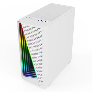ATX Menara PC Gaming Case Pc <span class=keywords><strong>Casing</strong></span> Pc <span class=keywords><strong>Casing</strong></span> <span class=keywords><strong>Casing</strong></span> komputer menara Case Rgb putih Gamer kabinet - Product Image 5