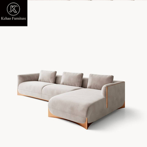 <span class=keywords><strong>Canapé</strong></span> <span class=keywords><strong>en</strong></span> <span class=keywords><strong>cuir</strong></span> Nubuck <span class=keywords><strong>de</strong></span> luxe italien, cadre <span class=keywords><strong>en</strong></span> bois massif, pieds <span class=keywords><strong>en</strong></span> acier inoxydable, personnalisable, pour salon et villa - Vente chaude - Product Image 5