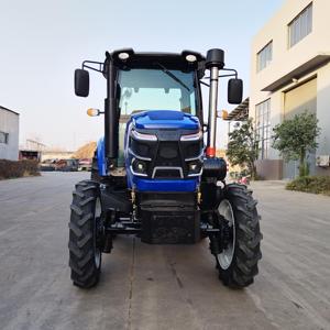 Tracteur diesel 4x4 de 70 CV de fabrication chinoise avec moteur Yunnei, cabine et puissance élevée pour les vergers et les exploitations agricoles - Product Image 1