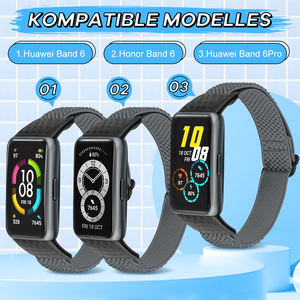 Bracelet de montre en Nylon élastique, pour Huawei <span class=keywords><strong>Band</strong></span> 6/Huawei <span class=keywords><strong>Band</strong></span> 6 <span class=keywords><strong>Pro</strong></span>/<span class=keywords><strong>Honor</strong></span> <span class=keywords><strong>Band</strong></span> <span class=keywords><strong>7</strong></span>, bracelet de remplacement pour hommes et femmes - Product Image 2