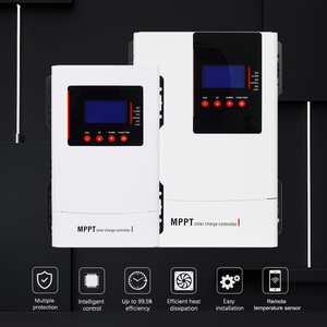 Régulateur de <span class=keywords><strong>panneau</strong></span> <span class=keywords><strong>solaire</strong></span> 12V 24V 36V 48V 120A Contrôleur de charge MPPT avec double affichage LCD USB Haute efficacité Contrôleur d'éclairage - Product Image 4