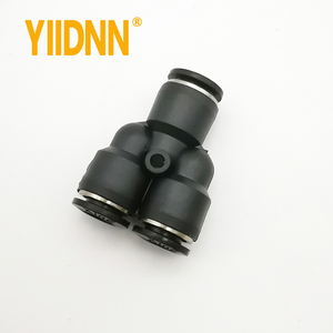 Pneumatic Connector Tee Union <strong>Push</strong> <strong>in</strong> <strong>Fitting</strong> for Air Pipe Joint OD 4 6 8 10 12 16MM Pneumatic <strong>Fittings</strong> PY - Product Image 4