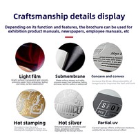 Services d'impression de brochures et d'affiches d'entreprise personnalisées, albums, livrets d'échantillons, impression offset sur carton cuivré/double-adhésif/blanc