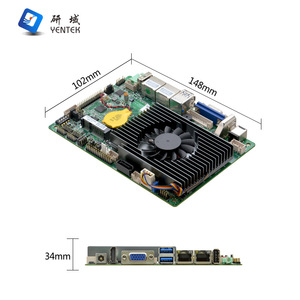 Carte mère industrielle Yentek Mini ITX I5 I7 6500U 148x102mm double réseau 2 SATA 3 5 pouces PC - Product Image 1