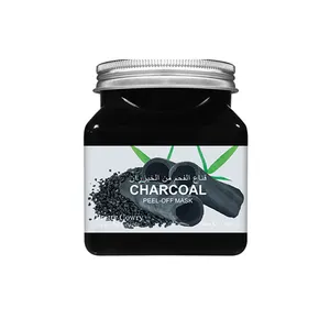 Joli masque Peeling au charbon de bambou et hydratant noir, 350ml, épuration des pores de la peau, livraison d'usine