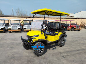 <span class=keywords><strong>2</strong></span>+<span class=keywords><strong>2</strong></span> Golfcarts 4-Sitzer Elektro-Golfcart Buggy Club Car Elektrofahrzeug Stahlkonstruktion Golfcarts zum Verkauf - Product Image 4