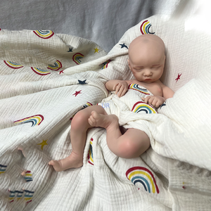 Muñeca <span class=keywords><strong>Reborn</strong></span> Realista de Silicona Ultrasuave de 17", Gemela B, Lavable, con Tacto Esponjoso, Regalo Perfecto para Baby Shower - Product Image 3