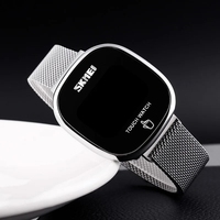 Jam Tangan Elektronik Outdoor Skmei 1589 Baru, Tahan Air 30m, Olahraga, 3 Warna, Tali Baja Mekanik, Fashion Pria, Layar LED untuk Pria