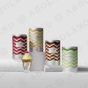 กล่องบรรจุภัณฑ์น้ำหอมแบบทรงกระบอกพิมพ์ลายตามสั่งของ Aboland พร้อมฝาอลูมิเนียม พิมพ์สี่สี กล่องของขวัญเครื่องสำอาง - Product Image 5