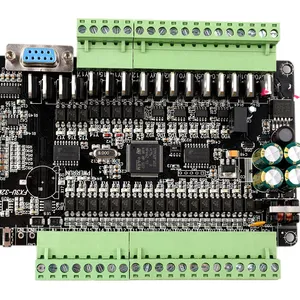 FX3U LE3U 32MT 6AD2DA 16 input 16 transistor output 6 analog input 2 analog output plc controller RS485 RTC (real time clock)