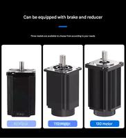 130 ensemble de moteur pas à pas pilote de commande de moteur pas à pas triphasé à couple élevé 130-35N + DM3722