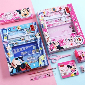 Ensemble de papeterie mignon de dessin animé, boîte cadeau, fournitures scolaires, trousse à crayons, ensemble de crayons pour filles <span class=keywords><strong>et</strong></span> enfants - Product Image 2