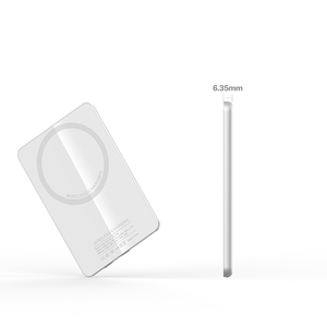 พาวเวอร์แบงค์แบบพกพา Super Slim 6.35 มม. ชาร์จเร็ว 10000 มิลลิแอมป์ 15 วัตต์ ไร้สาย PD 20 วัตต์ สายแม่เหล็ก Type-C พร้อมสายคล้องคอ - Product Image 6