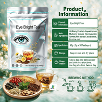 Sachets de tisane brillants pour les yeux de marque privée en vente chaude pour adulte Thé de bien-être pour les soins oculaires