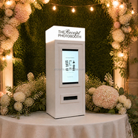 ZKAI Accessoire de fête : Photobooth avec impression instantanée de reçus, papier thermique DIY pour selfies, idéal pour mariages et événements