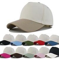 Gorra de béisbol deportiva de verano para exteriores, estilo casual, con cinco paneles, bloques de color, visera de pato, logotipo bordado, gorra rígida de 5 paneles.