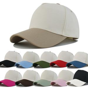 Outdoor Sun <b>Hat</b> Four Seasons Cotton Five-Piece Color Block Baseball Cap Fashion Duckbill Cap Embroidered Logo <b>Hard</b> 5-Panel <b>Hat</b> - Product Image 6