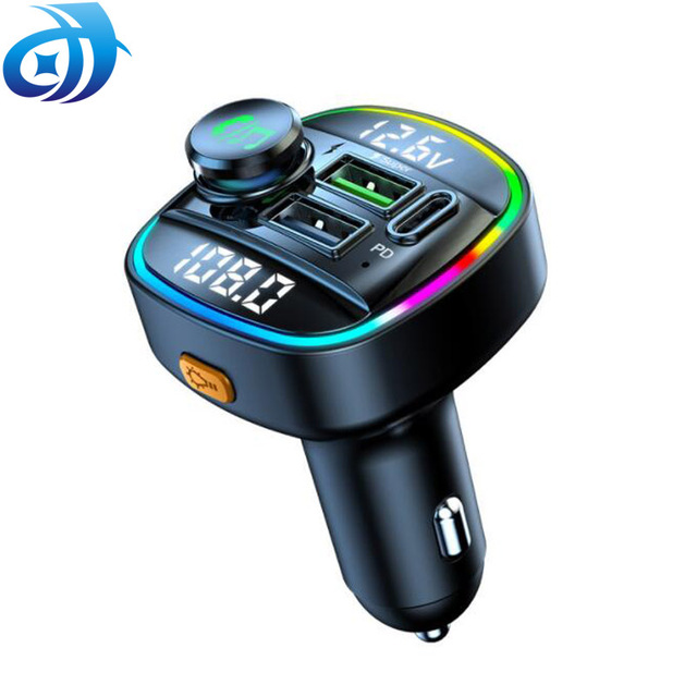 The New C22 BT 5.0 Fm Transmitter Car Kit MP3 Modulator Car Charger 5V 3.1A 3 USB With Pd Port