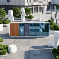 Maisonnette Apple préfabriquée, Salle de réunion modulable, Cuisine extérieure mobile, Entrepôt pour complexe touristique panoramique, Garantie 5 ans