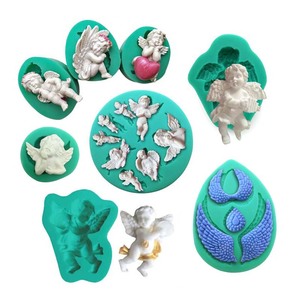 Nouveautés : Moule en silicone créatif petit ange, outils de décoration de gâteaux Cupidon Amour, fournitures de pâtisserie - Product Image 6