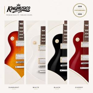 Techwood Fingerboard Guitar Set H-H Pickup Mahogany Maple Cheap 6-<b>String</b> <b>Black</b> Sunburst Blue Red Green White - Product Image 1
