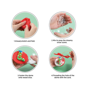 Children's Educational Toys <strong>DIY</strong> Christmas Ornament Craft Kit <strong>Steam</strong> Toy for Children - Product Image 3