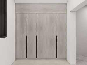 Soluciones de Almacenamiento Espaciosas y Elegantes, Armario con Acabado en Madera Melamina para Espacios de Vida Modernos - Product Image 4