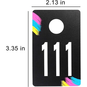Etiquetas de Números de Plástico en Oferta, Imagen Normal e Inversa, para Control de Entrada, para Venta en Vivo en <span class=keywords><strong>Facebook</strong></span> - Product Image 3