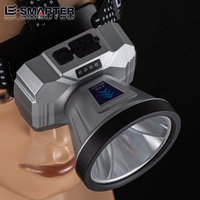 Type-C LED phares rechargeables haute puissance phare extérieur étanche Angles réglables en continu chasse Fishing-IP65 de plongée