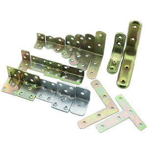 Soporte de Esquina en Forma de L, Conector de Ángulo Metálico de 90 Grados con Tornillos para Herrajes de Muebles - Product Image 2