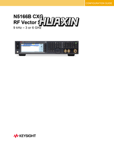 Generador de Señales Vectoriales de RF Keysight CXG, 9 kHz a 6 GHz, Probador para Laboratorio y Hogar N5166B - Product Image 6