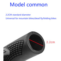 Poignées de guidon de vélo vtt en caoutchouc, embout de guidon ergonomique pour vélo de montagne