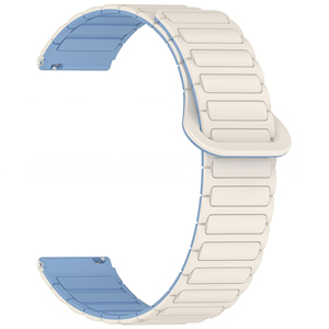 Bracelet de montre en silicone à attache magnétique compatible avec Samsung <span class=keywords><strong>Galaxy</strong></span> Watch6, disponible en tailles 18 mm, 20 mm, 22 mm - Product Image 5