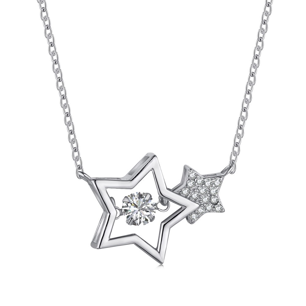 necklace star silver