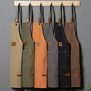Vente en gros Tablier personnalisé très résistant Tablier de cuisine maquilleurs Poterie Tablier en toile de coton - Product Image 6