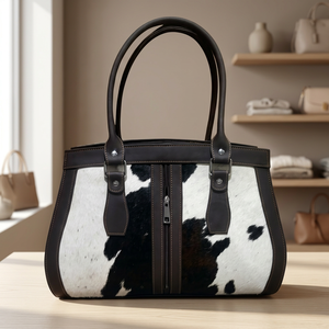 Traditional Style Natural Goat Leather Custom Clutch Fashionable Girls' Waterproof Lightweight Daily Use Shoulder Large Capacity - Product Image 1