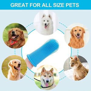 Fast Delivery 360 Silicone Cleaning Toothbrush for Dog Cat Soft Pet Tooth Brush for <b>Small</b> & Large Pets - Product Image 4