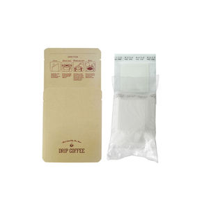 Sachet <span class=keywords><strong>d</strong></span>'emballage écologique personnalisé en gros, portable, à suspendre, pour café filtre, anti-humidité, filtre à lait - Product Image 2