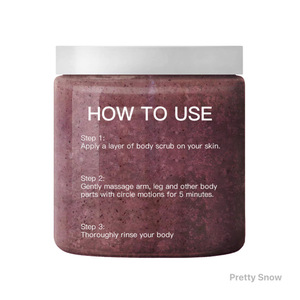 ฉลากส่วนตัวที่กำหนดเอง <span class=keywords><strong>Spa</strong></span> <span class=keywords><strong>Body</strong></span> Whitening สีม่วงอินทรีย์ <span class=keywords><strong>Body</strong></span> Scrub ขายส่ง - Product Image 1