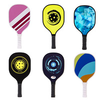 Raquette de pickleball en bois RST Factory Wholesale avec noyau en nid d'abeille PP, impression de logo personnalisée, sports de plein air, raquette de pickleball