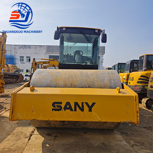 Used <strong>SANY</strong> SSR220 Road <strong>Roller</strong> Compactor Affordable Vibratory <strong>Roller</strong> in Good Condition - Product Image 2
