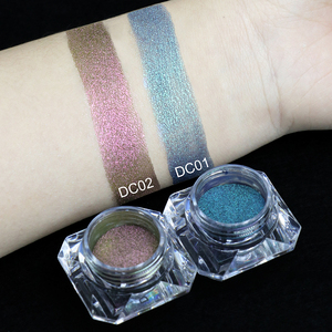 Gp निजी लोगो स्पार्कली होलोग्राफिक गैर विषैले पेशेवर 1g मेकअप ढीले वर्णक मिश्रण-रंग जोड़ी क्रोम धातु नेत्र छाया - Product Image 3