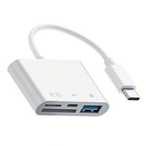 4 in 1 <b>Type</b> <b>C</b> <b>Adapter</b> TF SD Memory Card Reader OTG Writer Compact Flash USB-<b>C</b> for iPad for Xiaomi Other Mobile Phones - Product Image 1