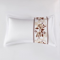 Parure de lit de luxe personnalisée en coton uni 100% (300 fils/pouce²) – 4 pièces (drap, taies d'oreiller et housse de couette) – Fabrication OEM