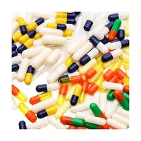 Fabricant Impression de logo personnalisée Capsules HPMC vides transparentes Taille 0 00 Capsules végétariennes transparentes