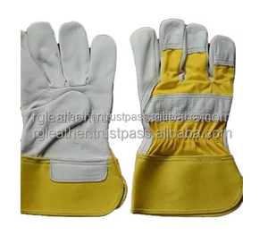 ถุงมือยางสีเหลืองกันบาดป้องกันความร้อนขนาด XL ทนทานสำหรับการป้องกันแขน - Product Image 5